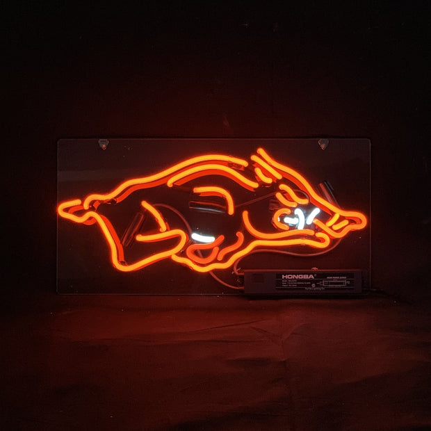 Arkansas Razorbacks Sport Logo Neon Signs Light