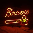 Atlanta Braves Baseball Logo Neon Signs Light