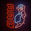 BBQ Pig Chefs Neon Signs