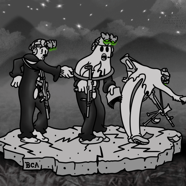 Dancing Clown to Ghost (PSYOPS)