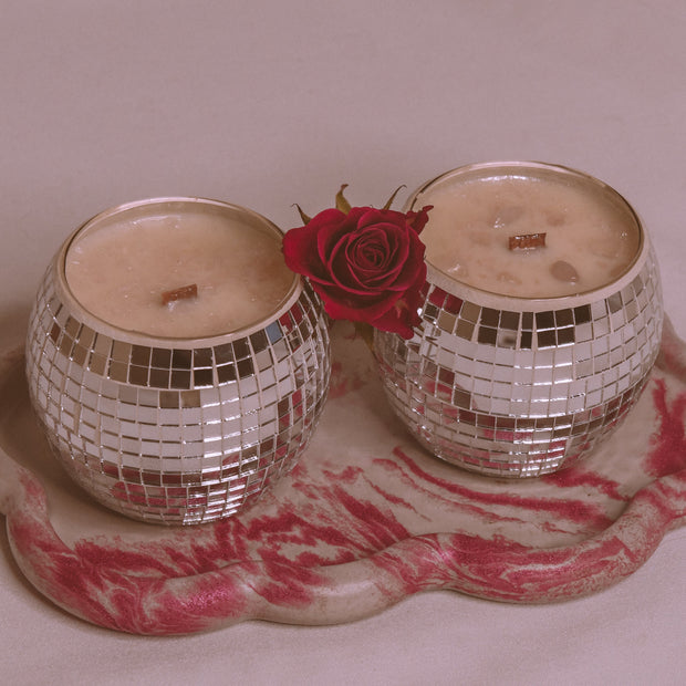 Blue Jean – Disco Ball Candle