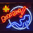 Bada Bing Girl Neon Signs