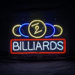 Billiards Game Neon Sign Light