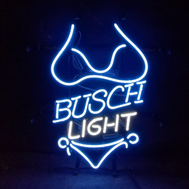 Blue Bikini Sets Busch Light Neon Light Sign