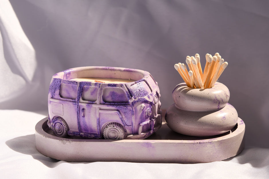 Retro Van Candle | Wood Wick