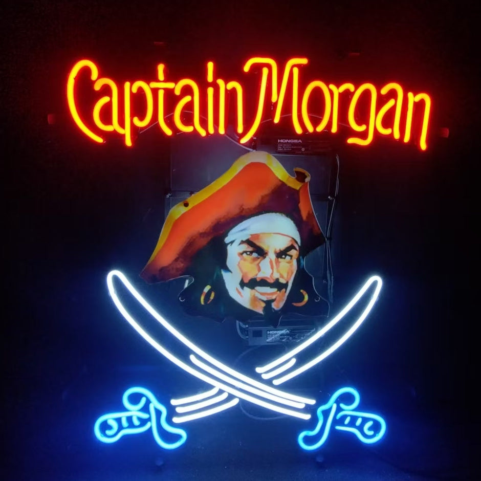 Captain Morgan Sabre Rum Neon Signs