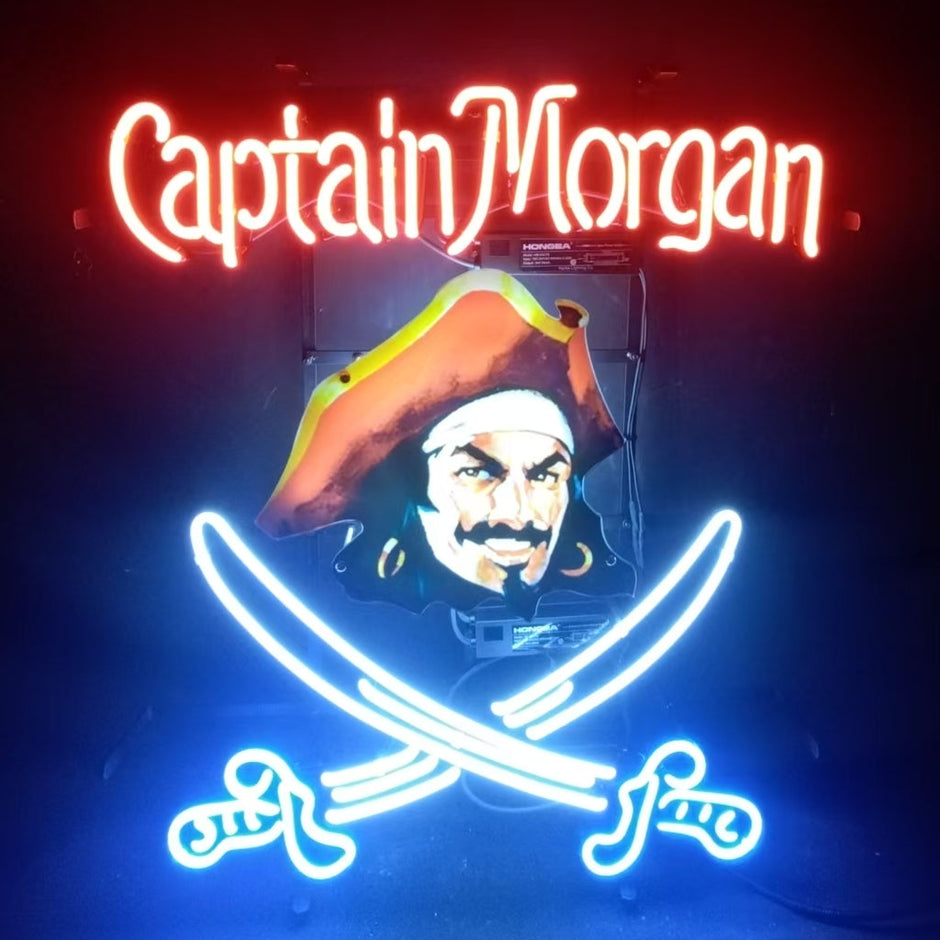Captain Morgan Sabre Rum Neon Signs