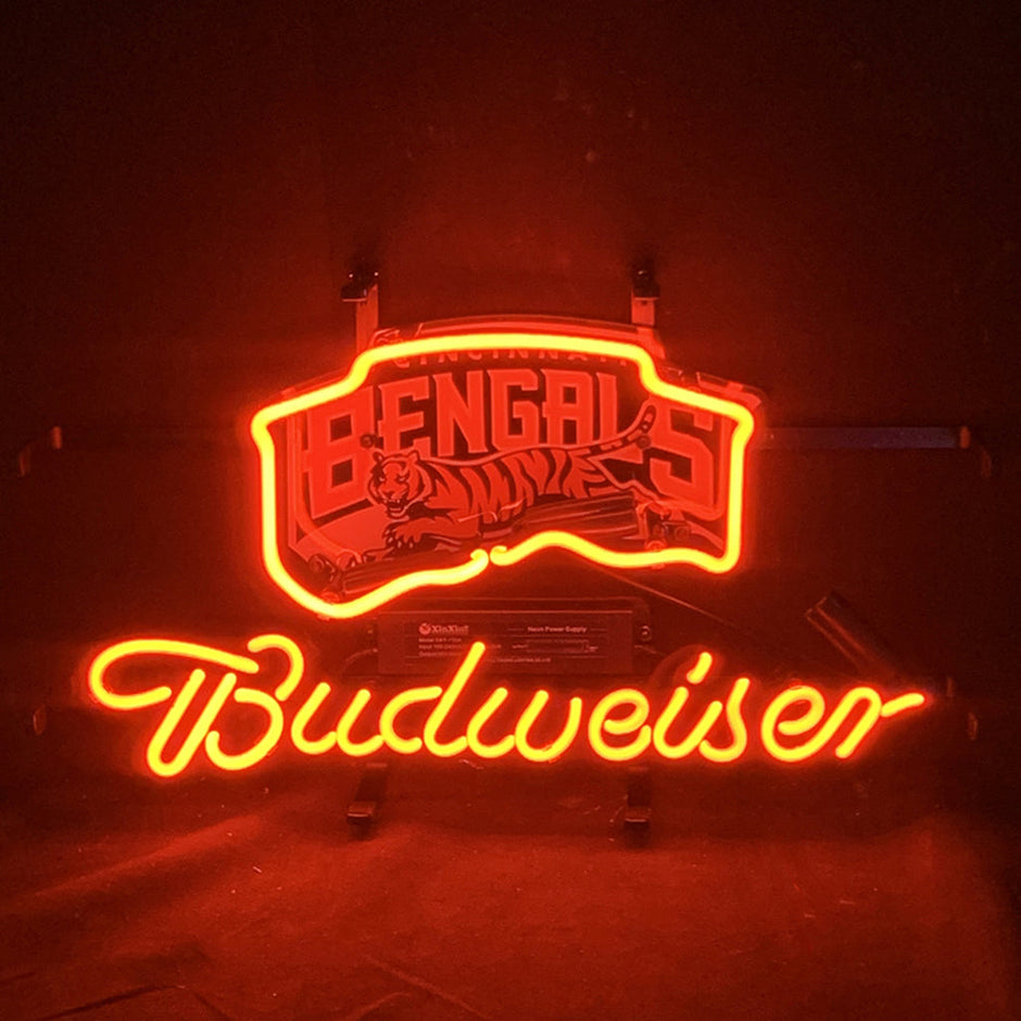 Cincinnati Bengals Budweiser Neon Signs