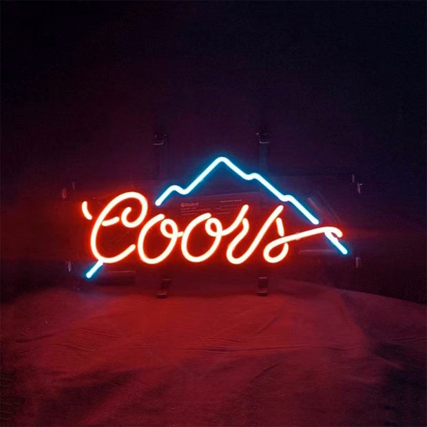 Coors Light Beer Mountain Neon Sign Light
