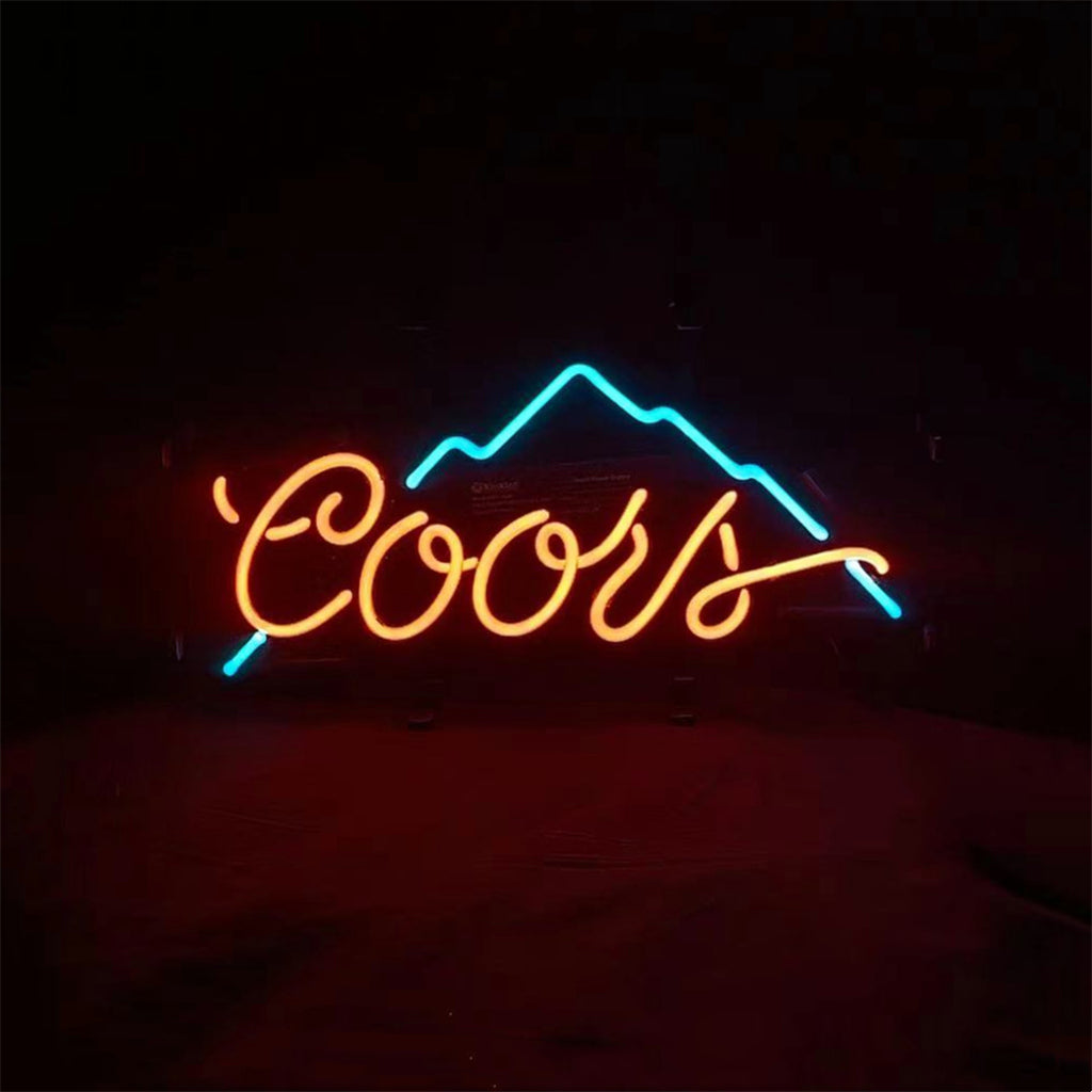 Coors Light Beer Mountain Neon Sign Light