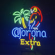 Palm Tree Parrot Corona Extra Neon Light Sign