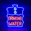 Drinking Water Neon Signs Light