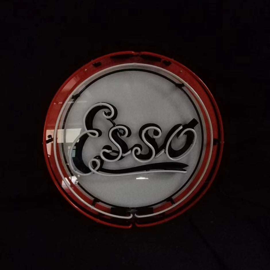 Vintage Style Esso Logo Neon Signs Light