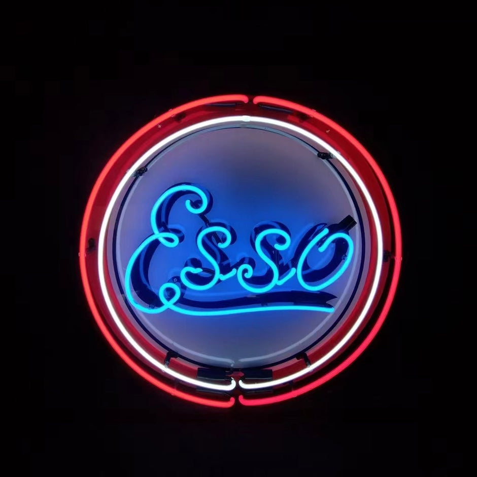 Vintage Style Esso Logo Neon Signs Light
