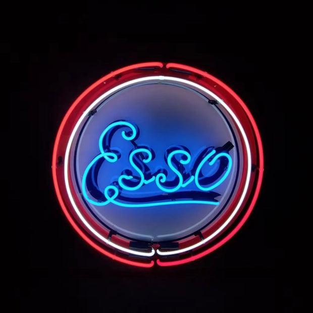 Vintage Style Esso Logo Neon Signs Light