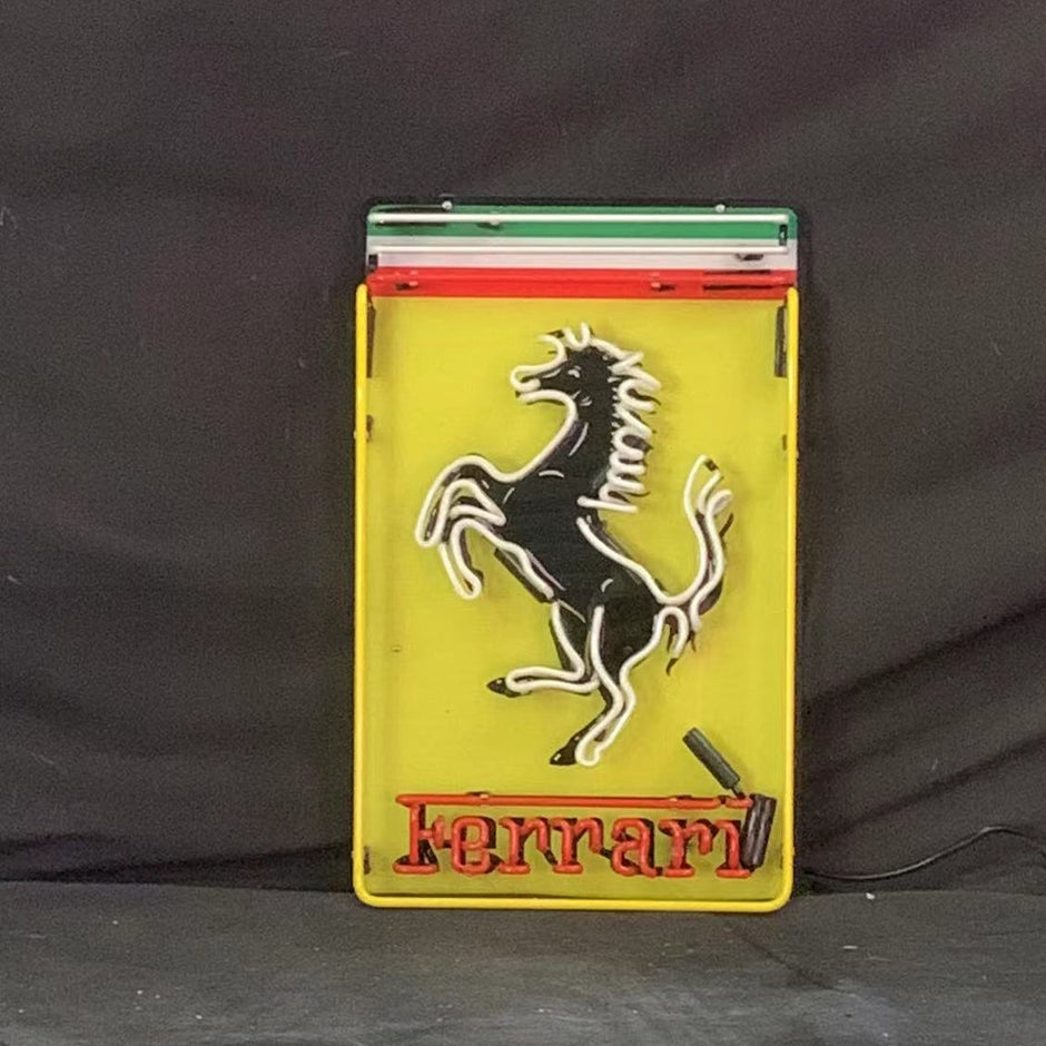Ferrari Logo Neon Sign