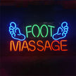 Foot Massage Neon Signs Light