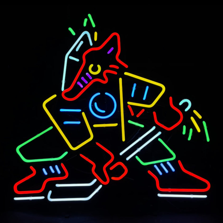 Fox Hockey Neon Signs Light