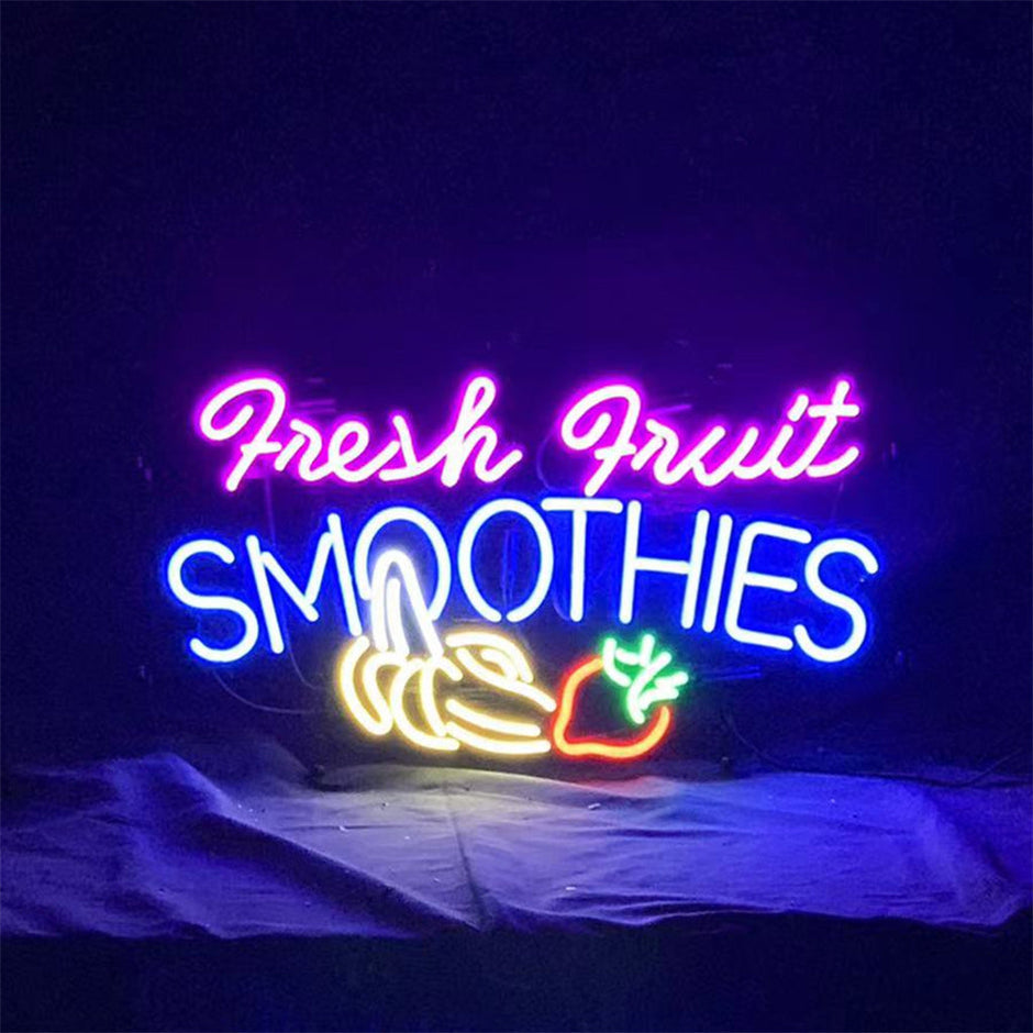 Fresh Fruit Smoothies Neon Light Sign