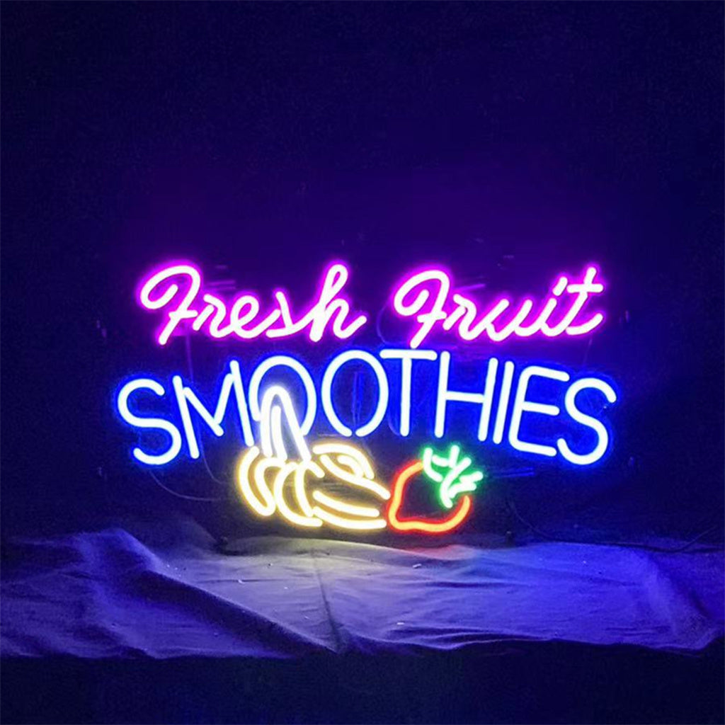 Fresh Fruit Smoothies Neon Light Sign