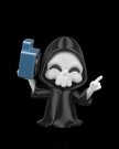Groove Reaper - Boombox Grim Reaper Figurine (3D Printed, Multi Color or DIY)