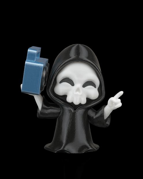 Groove Reaper - Boombox Grim Reaper Figurine (3D Printed, Multi Color or DIY)