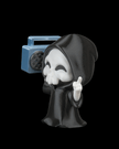 Groove Reaper - Boombox Grim Reaper Figurine (3D Printed, Multi Color or DIY)