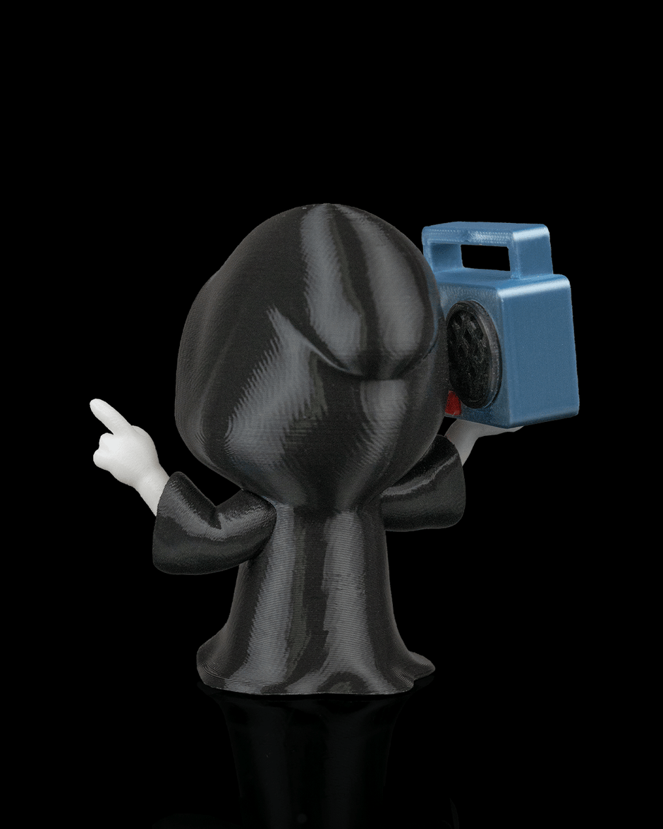 Groove Reaper - Boombox Grim Reaper Figurine (3D Printed, Multi Color or DIY)