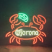 Lime Lemon Crab Corona Extra Neon Light Sign