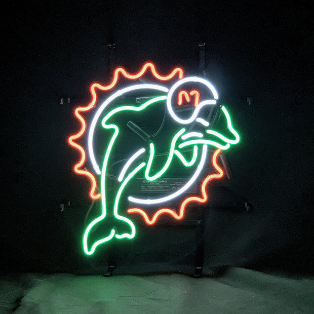 Miami Dolphins Football Logo Neon Signs Light