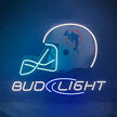 Miami Dolphins Helmet Bud Light Neon Light Sign