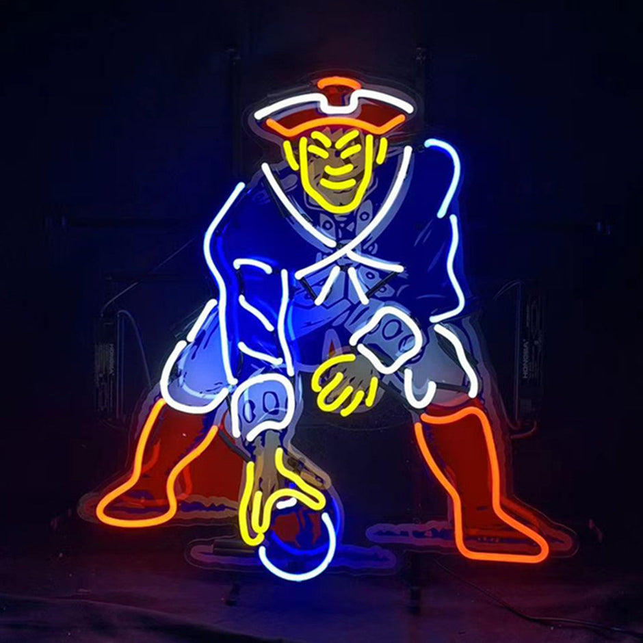 NFL New England Patriots Sport Team Neon Sign Light