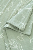 Organic Bamboo Cotton Blend Crib Sheet in Natural Oasis Willow