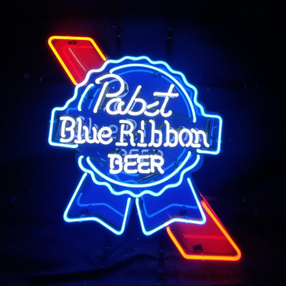 Pabst Blue Ribbon Beer Classic Neon Signs
