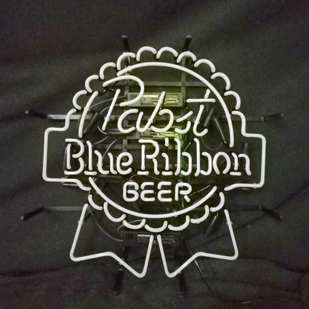 Pabst Blue Ribbon Beer Logo Neon Signs