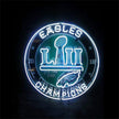 Philadelphia Eagles 2018 Champions Cup Neon Signs