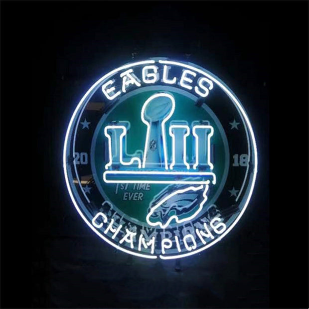 Philadelphia Eagles 2018 Champions Cup Neon Signs