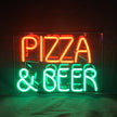 Pizza & Beer Neon Signs Light