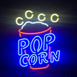 Popcorn Cup Neon Light Sign