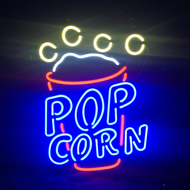 Popcorn Cup Neon Light Sign