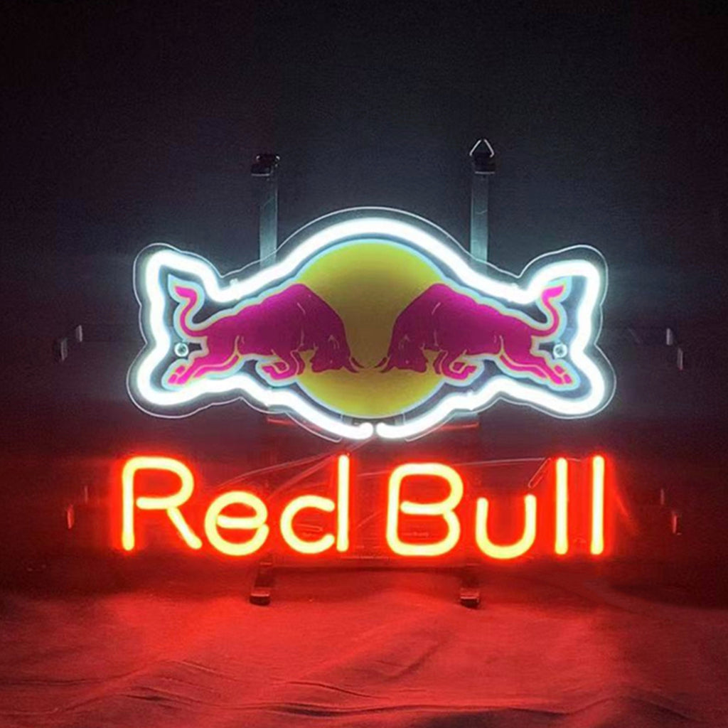 Red Bull Sport Drink Neon Signs Light