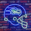 Seattle Seahawks Helmet Neon Signs Light