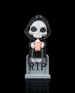 Sweet Rest - Grim Reaper Figurine on Tombstone (3D Printed, Multi Color or DIY)