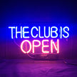 The Club is Open Neon Light Sign