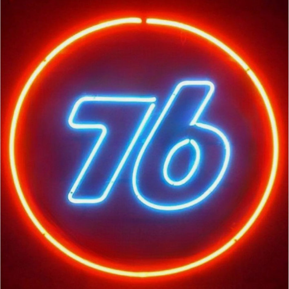 Union 76 Fuel Gas Neon Signs