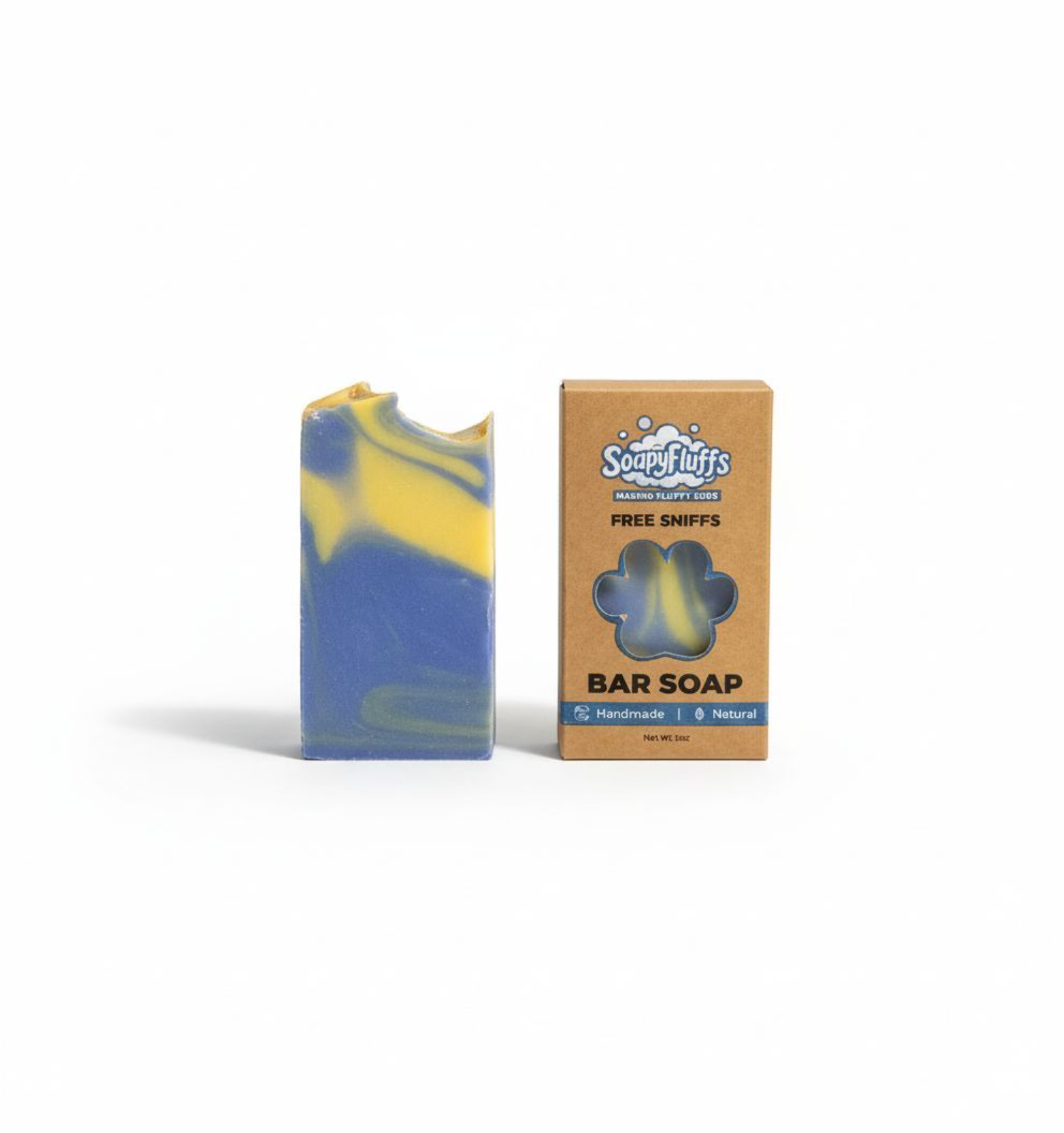 Stormy Rain Artisan Soap by Soapyfluffs – Luxurious Fragranced with Wisteria & Musk