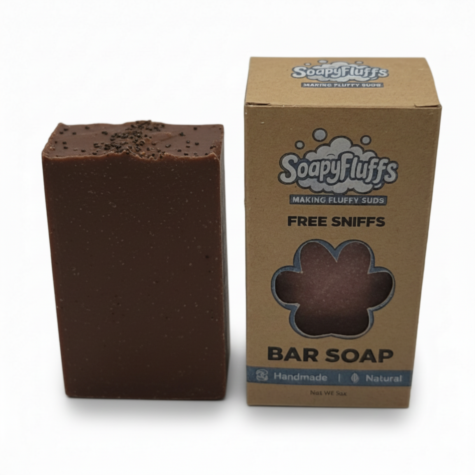 Sherlocks Brew Artisan Soap by Soapyfluffs – Luxurious Fragranced with Fresh Coffee & Musk