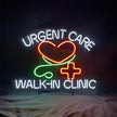 Urgent Care Walk in Clinic Neon Light Sign