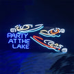 Yacht Party At The Lake Neon Signs