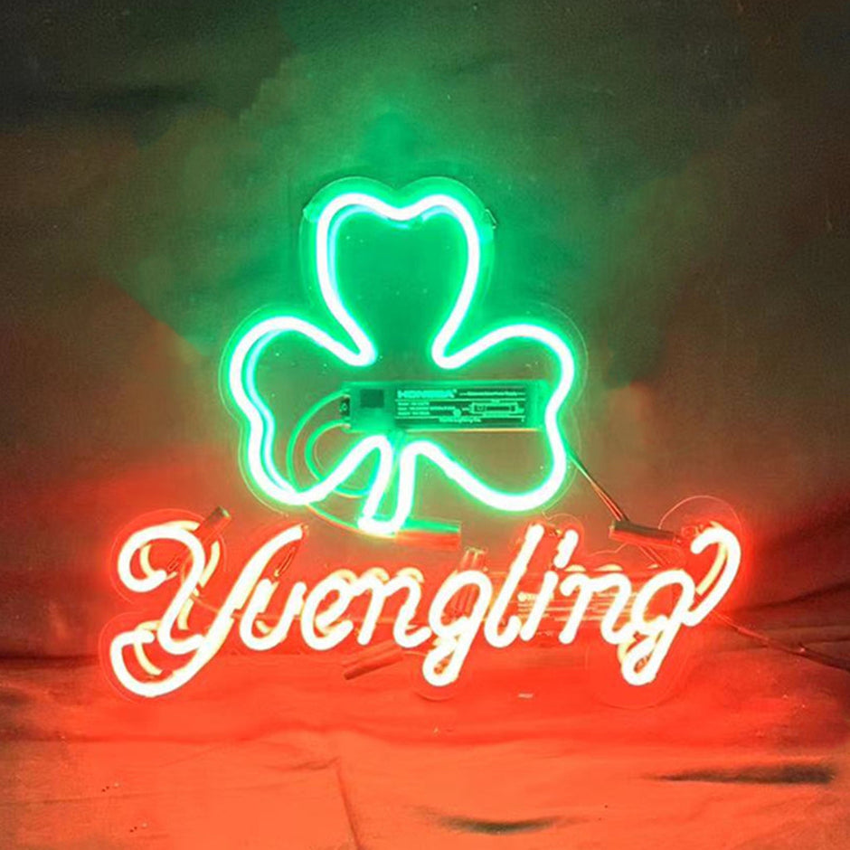 Yuengling Lager Clover Neon Light Sign